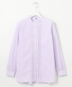 J.PRESS LADIES 【洗える】BEZ VEGA ストライプ ピンタック ブラウス