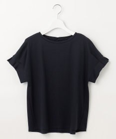 J.PRESS LADIES 【WEB限定カラーあり・接触冷感・UVケア】コンパクトコットンスムース タックスリーブ カットソー