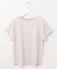 J.PRESS LADIES 【WEB限定カラーあり・接触冷感・UVケア】コンパクトコットンスムース タックスリーブ カットソー