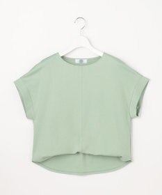 J.PRESS LADIES L 【2WAY】コットンスムース フレンチスリーブ カットソー