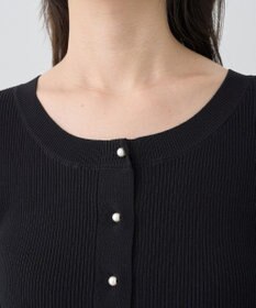 earth music&ecology 【接触冷感】ペプラムニットカーディガン