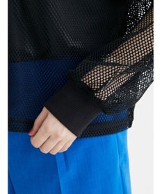 Green Parks ・ＥＬＥＮＣＡＲＥ　ＤＵＥ　２ｗａｙメッシュカーディガン