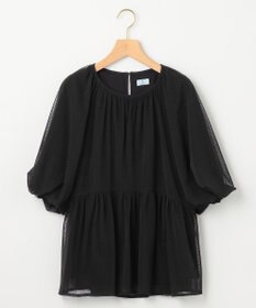 組曲 チュールティアード ブラウス