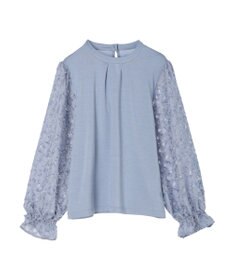 Green Parks 袖ジャガードドッキングプルオーバー