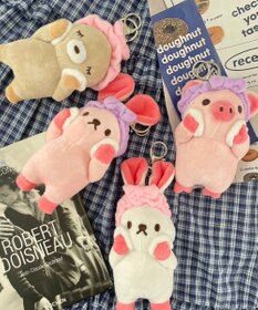 WEGO 洗顔あにまるぬいぐるみキーホルダー