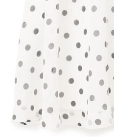 GRACE CONTINENTAL シアードットプリントスカート