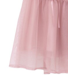 earth music&ecology リボンチュールティアードスカート