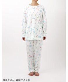 tsumori chisato SLEEP ツモリチサト パジャマ 長袖 長ズボン ルームウェア 綿混(本体) 接結天竺素材 ソフトな風合い 上下セット かぶりタイプ tsumori chisato SLEEP UDX555 /ワコール