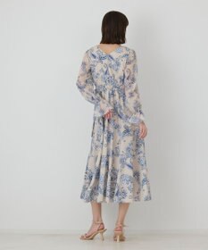 GRACE CONTINENTAL ペイズリーカシュクールワンピース