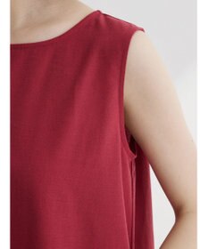 Green Parks 綿麻混ノースリーブワンピース