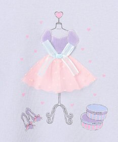 ANY KIDS ドレスモチーフ 裏シャギー トレーナー