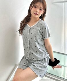 WEGO 総柄セットアップルームウェア