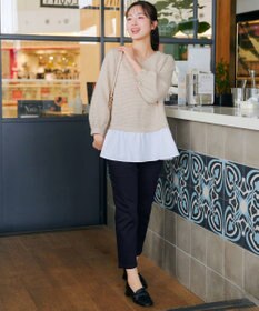 Tiaclasse L アンクルテーパードパンツ