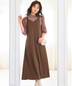 Feroux ダブルストラップキャミ ドレス