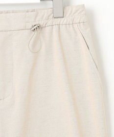 J.PRESS LADIES L 【洗える・吸水速乾・接触冷感】リネンツイル パンツ