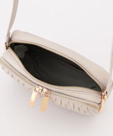 LA BAGAGERIE ランダムプリーツショルダーバッグ