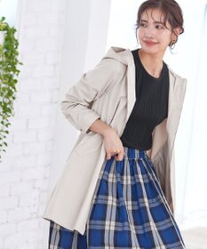 Tiaclasse 【洗える】ミドル丈マウンテンコート