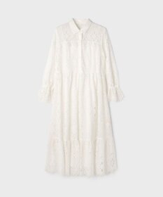 GRACE CONTINENTAL カットワーク刺繍ワンピース