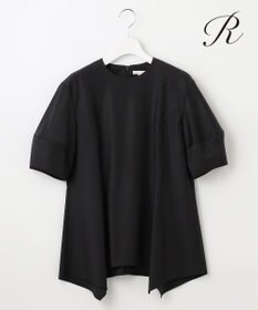 23区 L 【R(アール)】ウールトロストレッチ ランタンスリーブブラウス