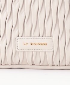 LA BAGAGERIE ランダムプリーツショルダーバッグ