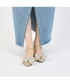 MODE ET JACOMO <noyau>2WAYリボンストラップミュールパンプス