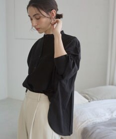 WEGO 着丈が選べる オーバーサイズ バンドカラー シャツ / ストライプ / 無地