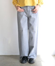 caqu スッキリ足長効果 ハイライズバギーシルエットデニム