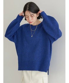 AMERICAN HOLIC サイドスリット袖ボリュームニットプルオーバー