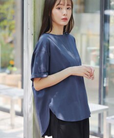 Tiaclasse 【接触冷感・UVカット・吸水速乾・洗える】バックシャンカットソープルオーバー