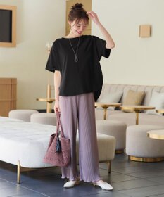 Tiaclasse 【接触冷感・UVカット・吸水速乾・洗える】バックシャンカットソープルオーバー