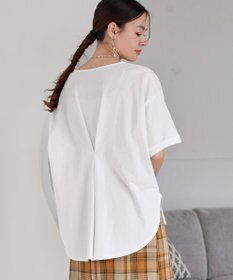 Tiaclasse 【接触冷感・UVカット・吸水速乾・洗える】バックシャンカットソープルオーバー