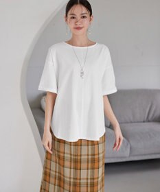 Tiaclasse 【接触冷感・UVカット・吸水速乾・洗える】バックシャンカットソープルオーバー