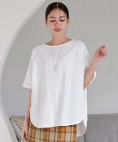 Tiaclasse 【接触冷感・UVカット・吸水速乾・洗える】バックシャンカットソープルオーバー