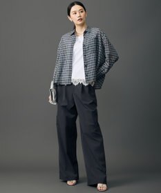 自由区 S ハイツィストシアーチェック ブラウス