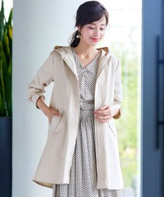 Tiaclasse 【洗える】ミドル丈マウンテンコート