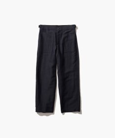 ATON COTTON HEMP SATIN | ベイカーパンツ - UNISEX