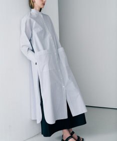 uncrave コットンクロスストライプ シャツワンピース