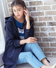 Tiaclasse 【洗える】ミドル丈マウンテンコート