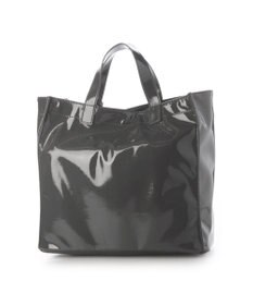 UNBILLION カシュカシュ cachecache / ソフトエナメルスクエア手提げトート