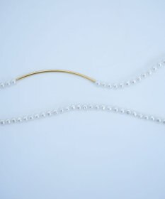 monshiro 【ヴィンテージパール】ラインバーグラスパール ネックレス