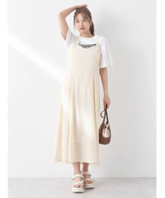 earth music&ecology チェックキャミワンピース