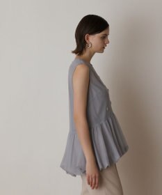 GRACE CONTINENTAL バルーンチュールトップ