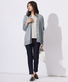 J.PRESS LADIES S 【WEB限定カラーあり・洗える】SILKY RAYON STRETCH カーディガン