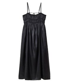 Green Parks レザー風キャミワンピース