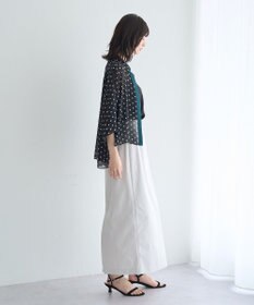 YECCA VECCA 【2点SET】キャミ付きシアードットシャツ
