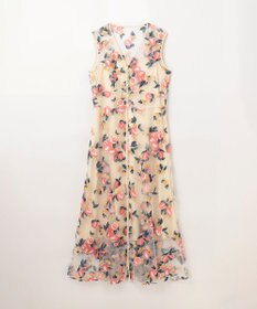 GRACE CONTINENTAL サマーフルーツ刺繍ワンピース