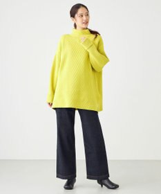 SHARE PARK LADIES エステルニットハイネックプルオーバー