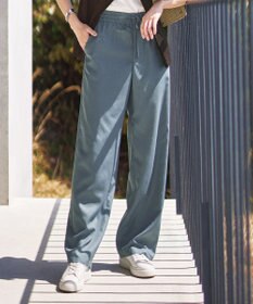 自由区 S 【カタログ掲載・洗える】フルダルスパンマイクロピーチワイドストレート パンツ