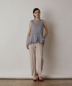 GRACE CONTINENTAL バルーンチュールトップ