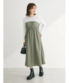 Green Parks ドロストドッキングワンピース